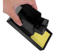 Porte-stylo à Pyrogravure en Aluminium avec Éponge, Support Réglable | Station Métallique Robuste, Rangement Sûr et Nettoyage de Pointe, pour Atelier Créatif et Verre Dépoli