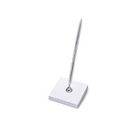 Porte stylo blanc & stylo argent