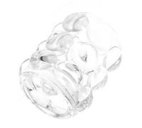 Porte-stylo en Verre 9,6x8x8cm, Jardinière d'Intérieur élégante | Récipient Polyvalent, Forme Boule Créative, Rangement de Bureau, Fleurs ou Crayons à Sourcils, Style Moderne