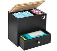 Porte-Tampons Distributeur Conteneur De Rangement Décoratif | Organisateur D'Hygiène Féminine Maison Appartement Toilettes Meuble-Lavabo Étagère Salle D'Eau Spa Maquillage