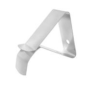 Porte-thermomètre à Café en Acier Inoxydable, Pince Argentée Portable | Support pour Sonde de Viande, Facile à Utiliser, Léger, Résistant la Chaleur, Cuisine et Préparation