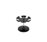 MAUL Porte-tampons 5100690, 6 places, plateau rotatif métal, Noir 11×10×11 cm