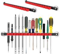Porte-tournevis pour outils magnétiques - 2 pièces, organisateur pour tournevis - rouge