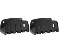 Porte tuyau mural de Gardena : support de tuyau d'arrosage pour tuyau et pièces du système Original de Gardena, pour un arrosage simple (00241-20) (Lot de 2)