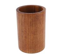 Porte-ustensiles Rond Fait à la Main, Seau de Rangement en Bois écologique pour Cuisine et Salle à Manger 8x12,8 Cm