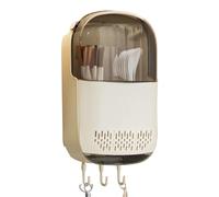 Porte-ustensiles - Support mural sans perçage, organisateur de couverts pour un arrangement de cuisine propre et peu encombrant | Cuillère, fourchette, baguettes, spatule, louche, support pour maison
