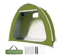 Porte-vélos portable, léger, pliable, résistant à l'eau | Abri de moto coupe-vent pour cour, jardin, patio, terrasse et balcon, camping, espaces ouverts