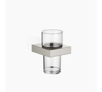 Dornbracht verre Mem 83400780-06 Modèle mural, verre cristal, saillie 85 mm, platine mat