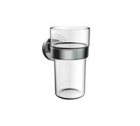 Porte-verre emco round C, avec coupelle en plastique, 432000101, Couleur: chrome