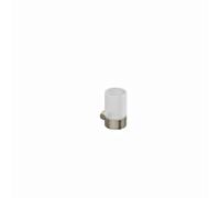 Kludi Vela R - Porte-brosse à dents et dentifrice, verre/nickel brossé 58975N5