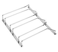 Porte-verres à vin, chromé, 24 cm, avec 3 rangées, pour verres à pied