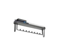 Porte-vêtements extractible Quartz pour armoire, Plastique et Aluminium, Titane