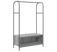 Porte-vêtements moderne - vidaXL - Sonoma Gris - 100 x 44 x 160 cm - Bois d'ingénierie - Capacité de charge 100 kg
