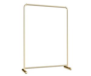 Porte-vêtements réglable et portable en métal - Organiseur de vêtements à tige unique pour manteaux et robes - Solution de rangement robuste et peu encombrante pour la maison et la vente au détail