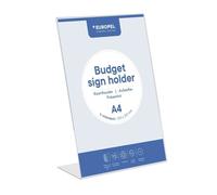 Porte-visuel Budget, A4 portrait, incliné