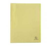Protège-documents en polypropylène semi rigide Chromaline Pastel 80 vues - A4 - Jaune