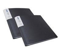 Protège-documents antibactérien Rapesco polypropylène A4 100 pochettes - 200 vues noir