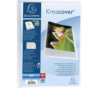 Protège-documents en polypropylène semi rigide Kreacover® Chromaline 80 vues - A4 - Incolore