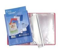 Porte-Vues Exacompta 60 vues polypropylène 0,8mm Krea Cover Blanc Blanc G