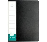 Exacompta Porte-vues Up-line A4 Polypropylène 80 pochettes (160 vues) Noir