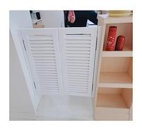 Porte western bois， Saloon Porte Battante, Cloison Confidentialité Cowboy Bois Massif Fermeture Automatique Avec Charnières Métal, Porte Salon Cuisine Plein Air ( Size : W110xH100cm(43.30x39.37in) )