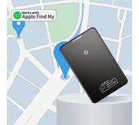 Portefeuille fin localisateur de cartes, positionnement intelligent mondial, version Apple AirTag, traqueur GPS, alarme anti-perte Apple AirTag, localisateur de portefeuille, carte fine, pratique à tr