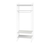 Portemanteau avec porte-chaussures 200x80cm WxHxD 80x200x30cm