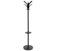 Portemanteau Brio 6 patères avec porte-parapluie - Noir