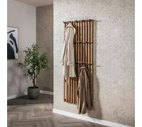 Portemanteau en bois massif TABATA 14 crochets haut