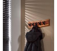 Portemanteau en bois massif TAVOLA 5 crochets