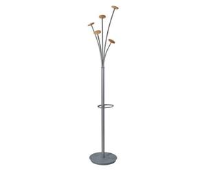 Portemanteau Festival - corps gris /patères bois