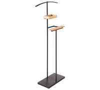 Portemanteau Moderne Industriel en Métal 118 cm avec 2 Étagères Meuble de Couloi