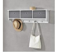 En.casa Porte-manteau mural - Blanc