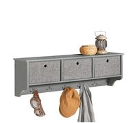 Sobuy Portemanteau Mural FRG282-HG - Bois MDF