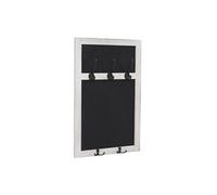 Portemanteau mural HWC-C51, tableaux noirs, 55x34cm blanc, shabby