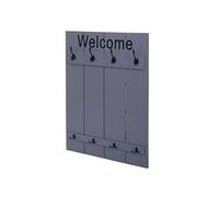 Mendler Portemanteau mural vestiaire - Bleu gris