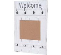 Mendler Portemanteau mural vestiaire - Blanc