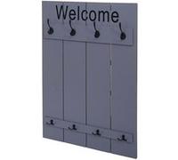 Mendler Portemanteau mural vestiaire - Bleu gris