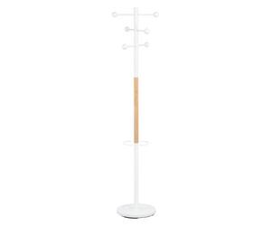 Portemanteau Oria blanc/bois