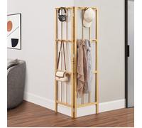 Portemanteau pliable Hyllestad bambou 166 x 92 x 8 cm naturel