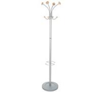 Portemanteau SPACE Argent Acier hjh OFFICE Argent G