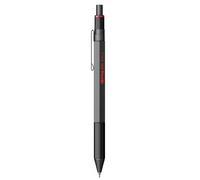 Portemine rotring 600 mecanisme 3 en 1 mine 0,5 mm et stylo-bille grip coloris noir