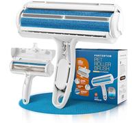 PORTENTUM Brosse Chat Anti Poils Animaux Chien, Brosse Ramasse Enlève Poils, Magique Réutilisable pour Poils, Rouleau à Poils d'animaux, Épilateur pour Canapé, Arbre à Chat, Voiture, lit, Tapis,Panier