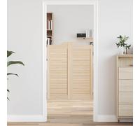 vidaXL : 2 portes battantes, 100 x 40 cm, en bois massif de pin, blanches