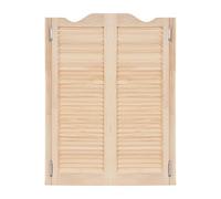 Portes battantes de café, porte battante de saloon, porte à deux battants en bois Porte battante intérieure Porte coulissante pour séparateur de comptoir, terrasse, entrée de jardin (couleur bois