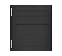 Portes battantes, portes de café, portes Séparation intérieures en bois massif, portes de grange à fermeture automatique, Style Western Demi Porte Simple pour porche(Black,28.3"x35.4"(72x90cm))