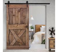 PORTES COULISSANTES BARN CHÊNE EN BOIS (90x220, Bronze huile)