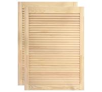 Portes d armoire à persiennes 2pcs 69x39,4cm bois de pin massif