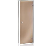 Portes de bain de vapeur Scan - verre bronze / 80 x 200