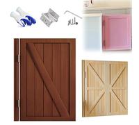 Portes de café, Simple Porte Battante Rétro, personnalisable Porte De Bar En Bois, Style Western Portes Cowboy for Entrée Couloirs avec Fermeture Automatique, Facile à Installer H 60-100cm